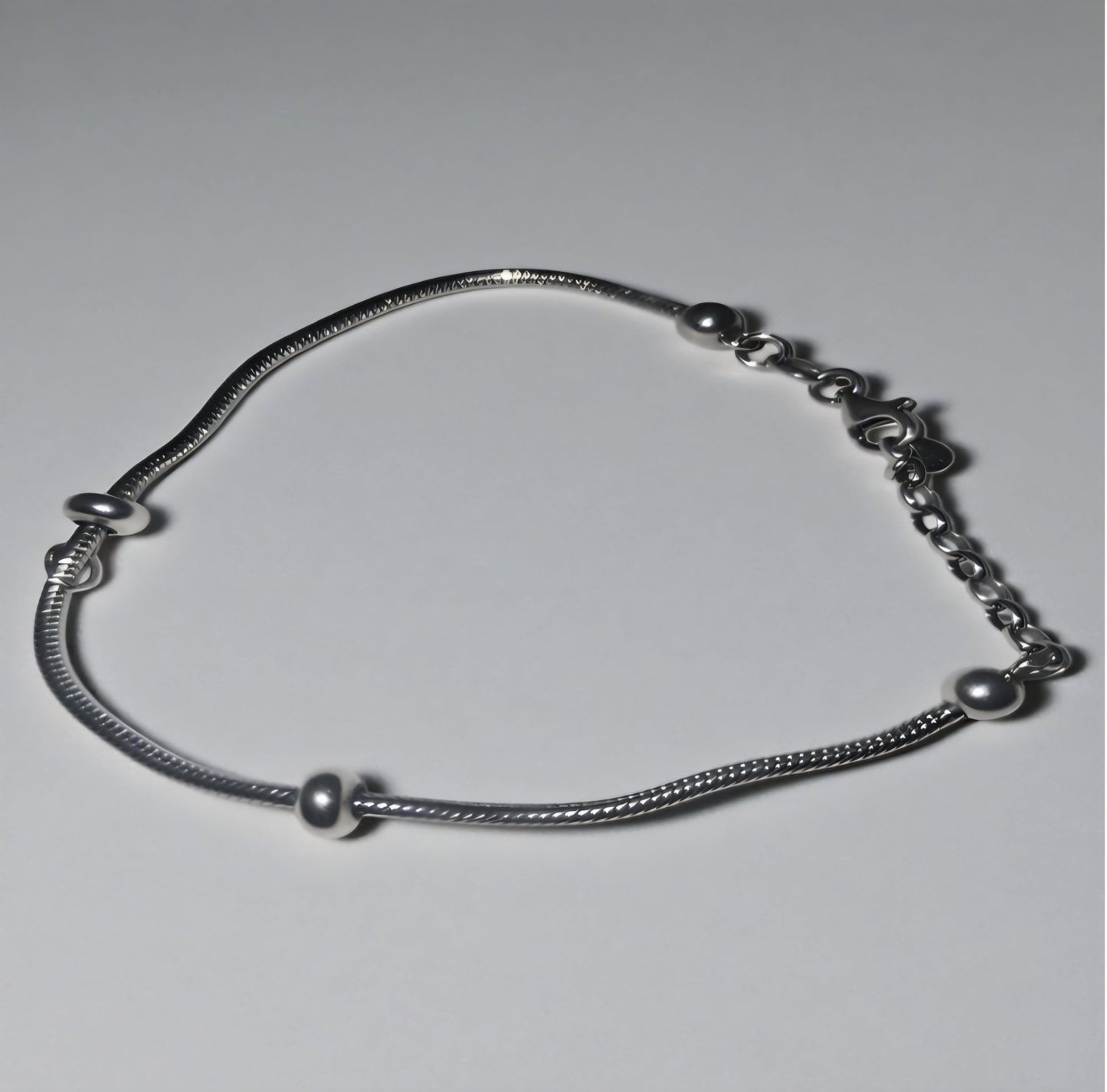 bracciale - vintage - stroili - silver - 925 - snake - chainBracciale Vintage Stroili Silver 925 | Snake Chain Elegante - GEDICO STORE