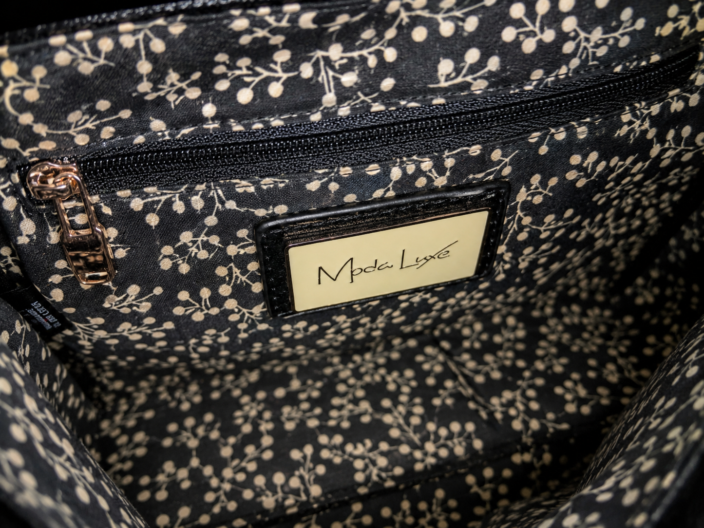 Borsa Moda Luxe Leopardata a Mano e Tracolla Animalier Nera