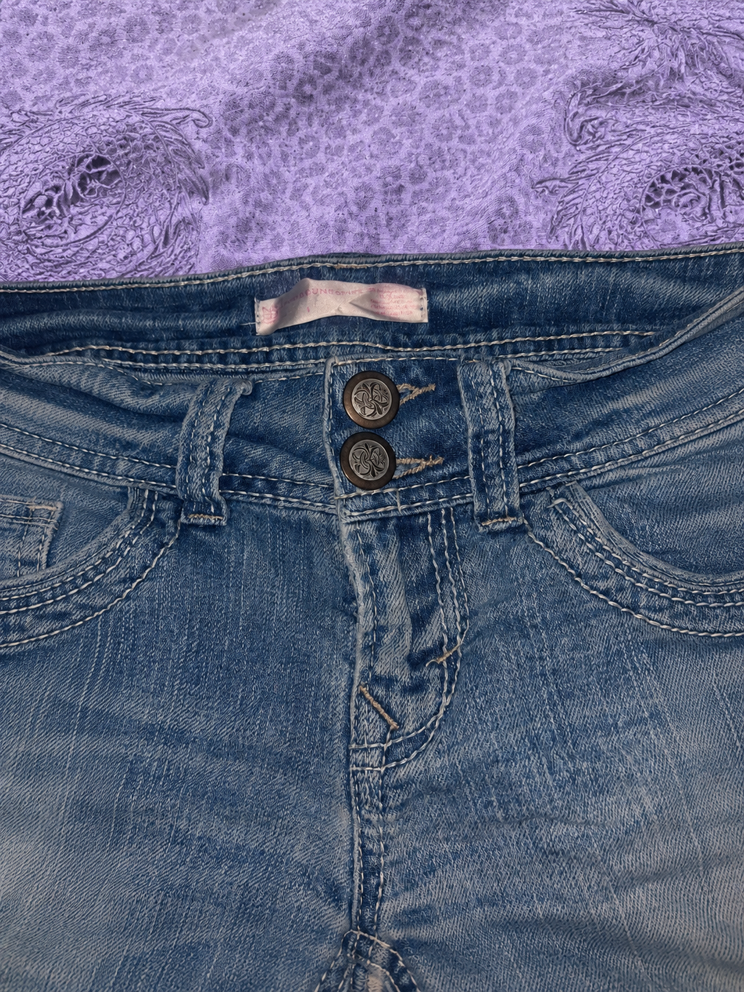 Shorts Denim Y2K No Boundaries XS