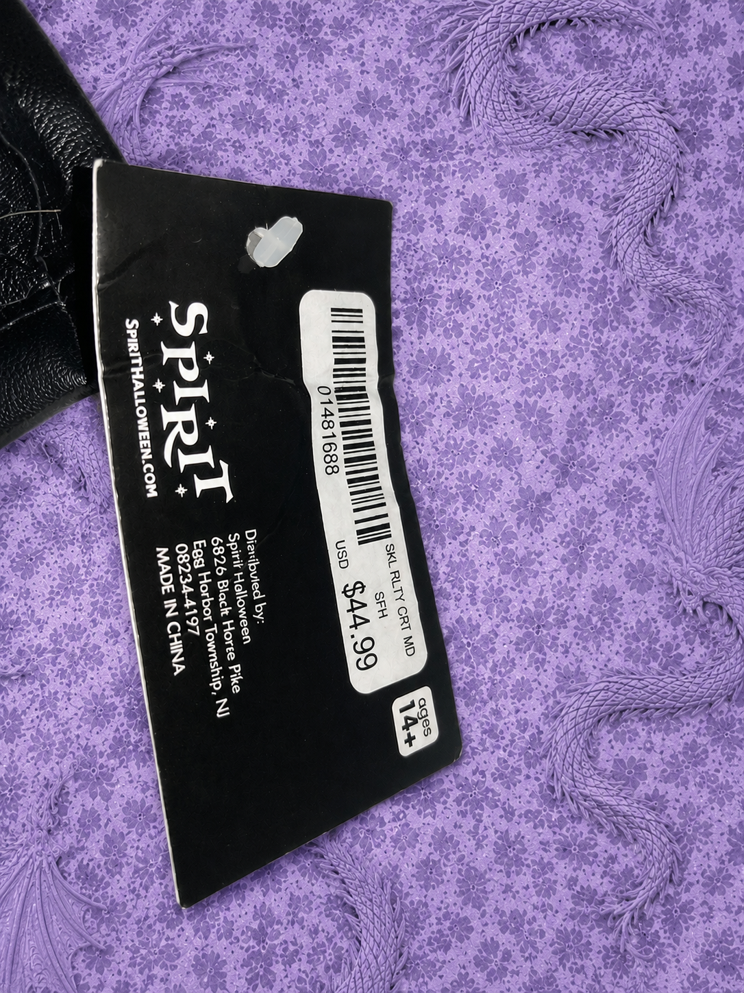 Spirit Top Nero con Catene e Dettagli Metallici | Nuovo con Cartellino XS/S