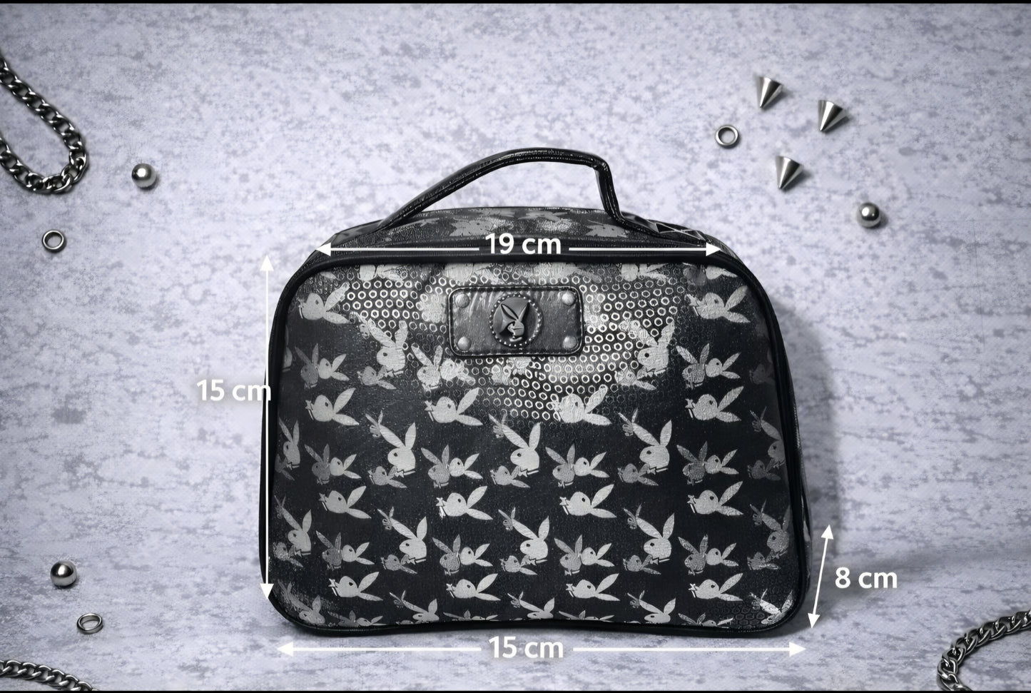 Borsa a Mano Playboy Vintage Y2K – Monogramma Iconico