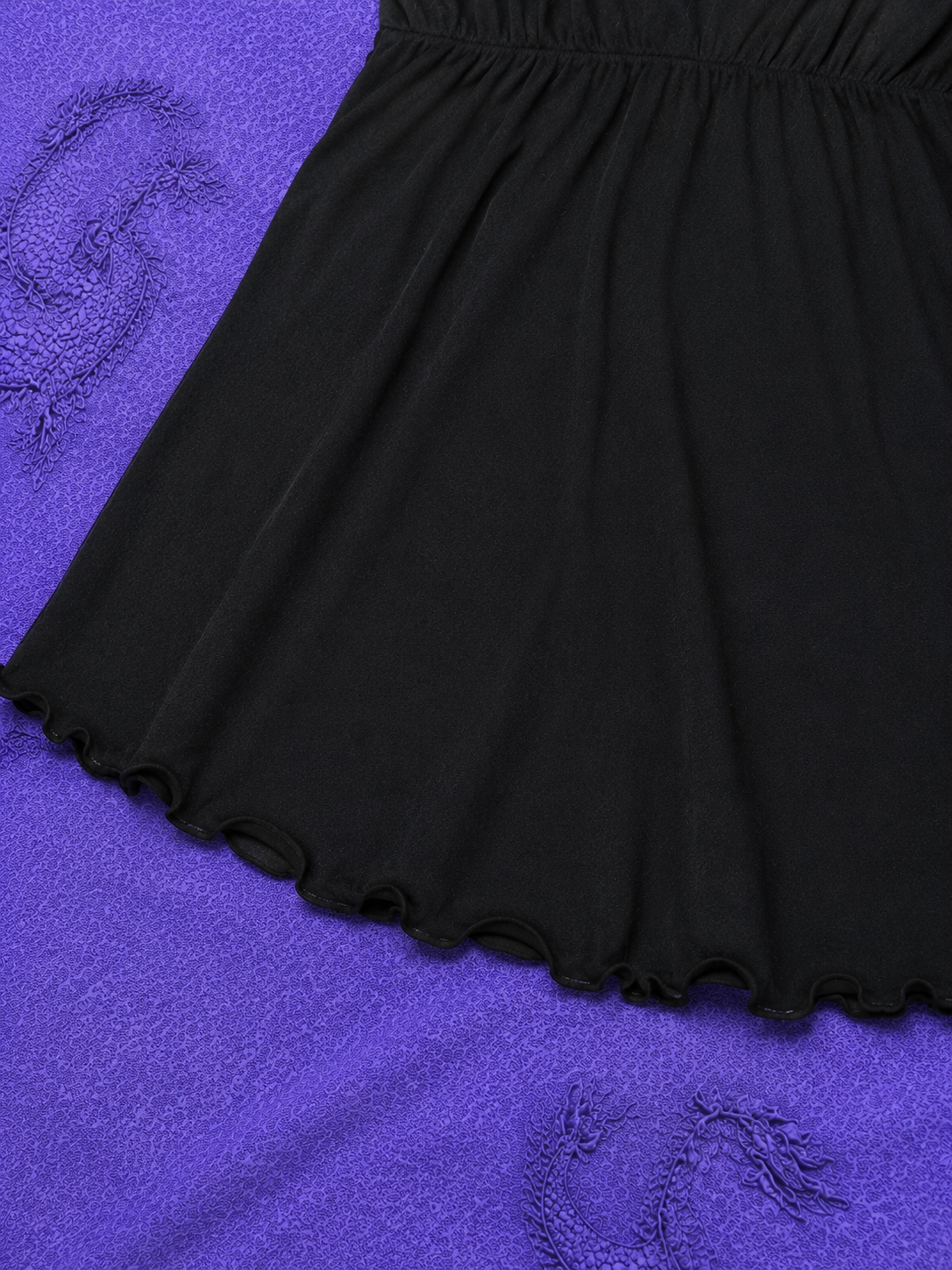 Top Nero con Pizzo Donna XS | Spalline Sottili | Stile Y2K