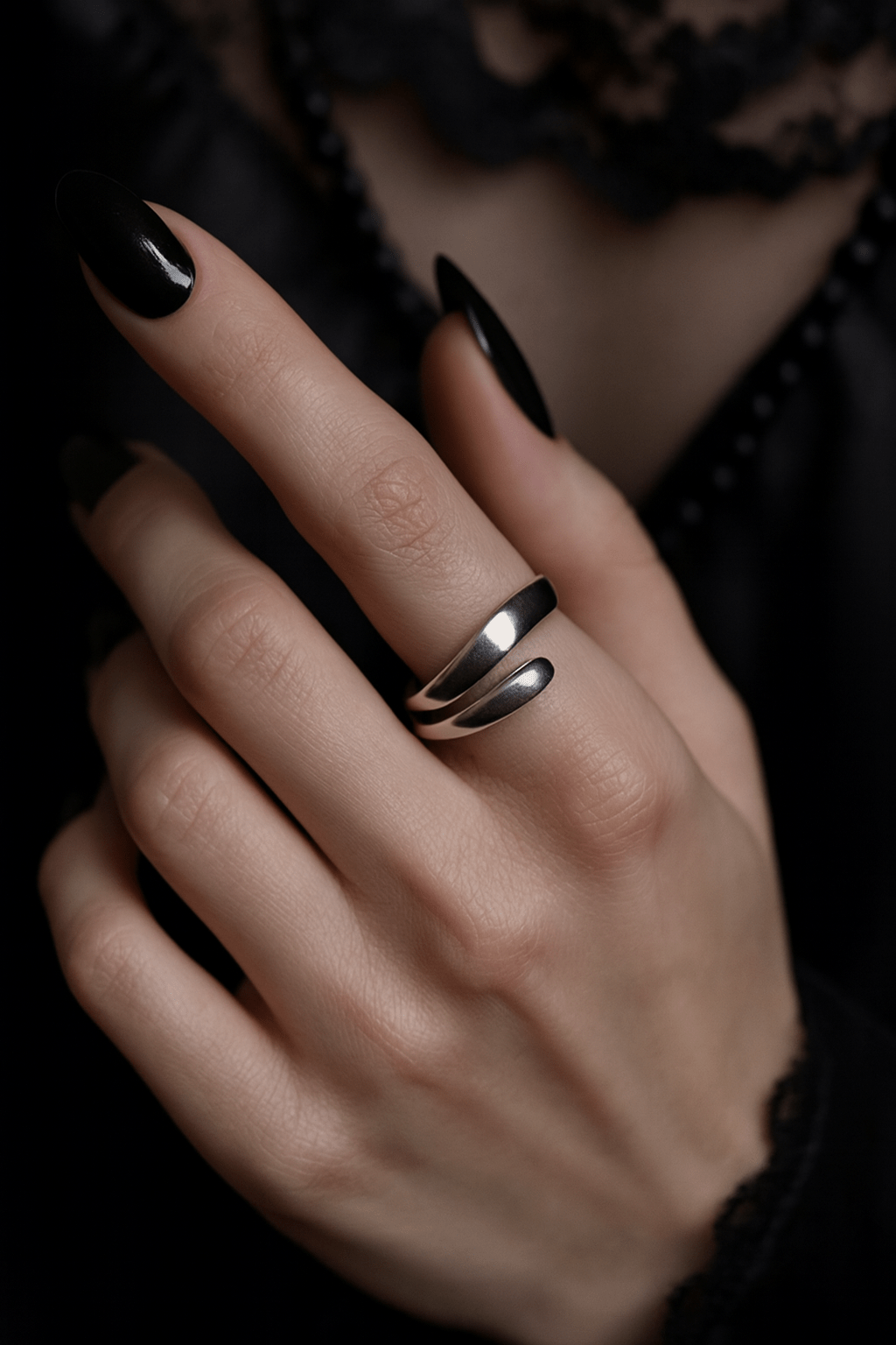 Anello in Argento Regolabile | Gioiello in Argento Elegante | Anello Unisex Argento Come Nuovo | Stile Minimal Moderno - GEDICO STORE