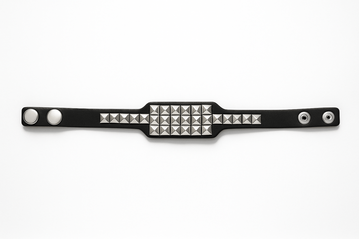 Bracciale Punk Rock con Borchie – Y2K Studded Bracelet in Similpelle | Accessorio Unisex Punk Goth Emo | Vintage Y2K - GEDICO STORE