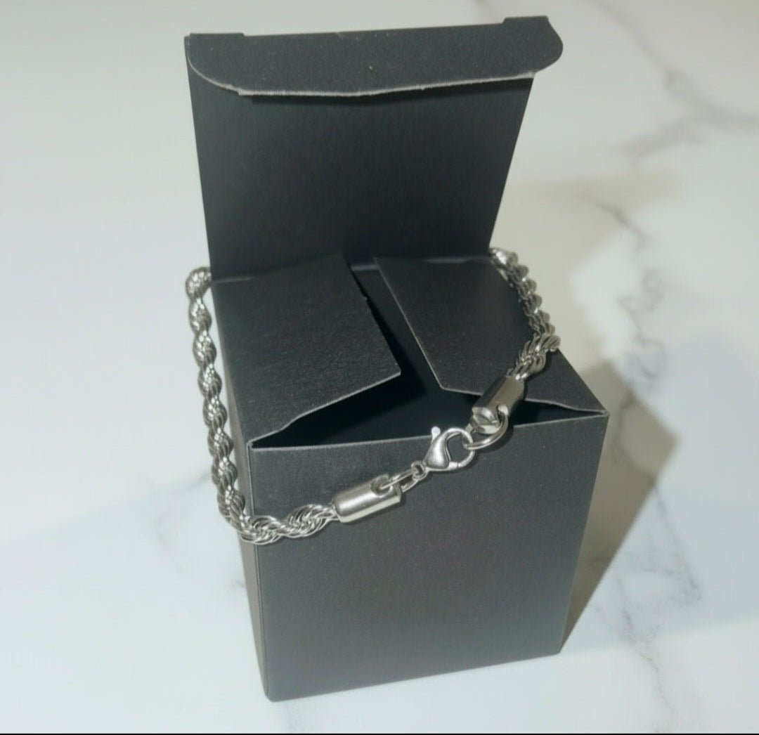 Bracciale Unisex in Acciaio a Maglia Intrecciata – Stile Y2K - GEDICO STORE