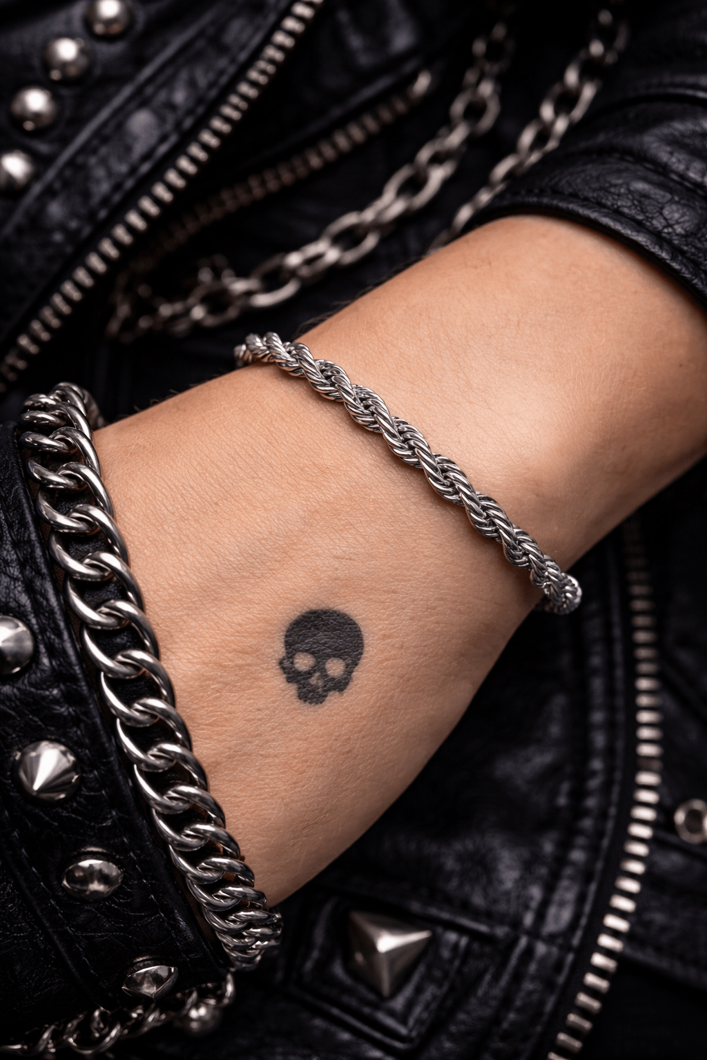 Bracciale Unisex in Acciaio a Maglia Intrecciata – Stile Y2K - GEDICO STORE