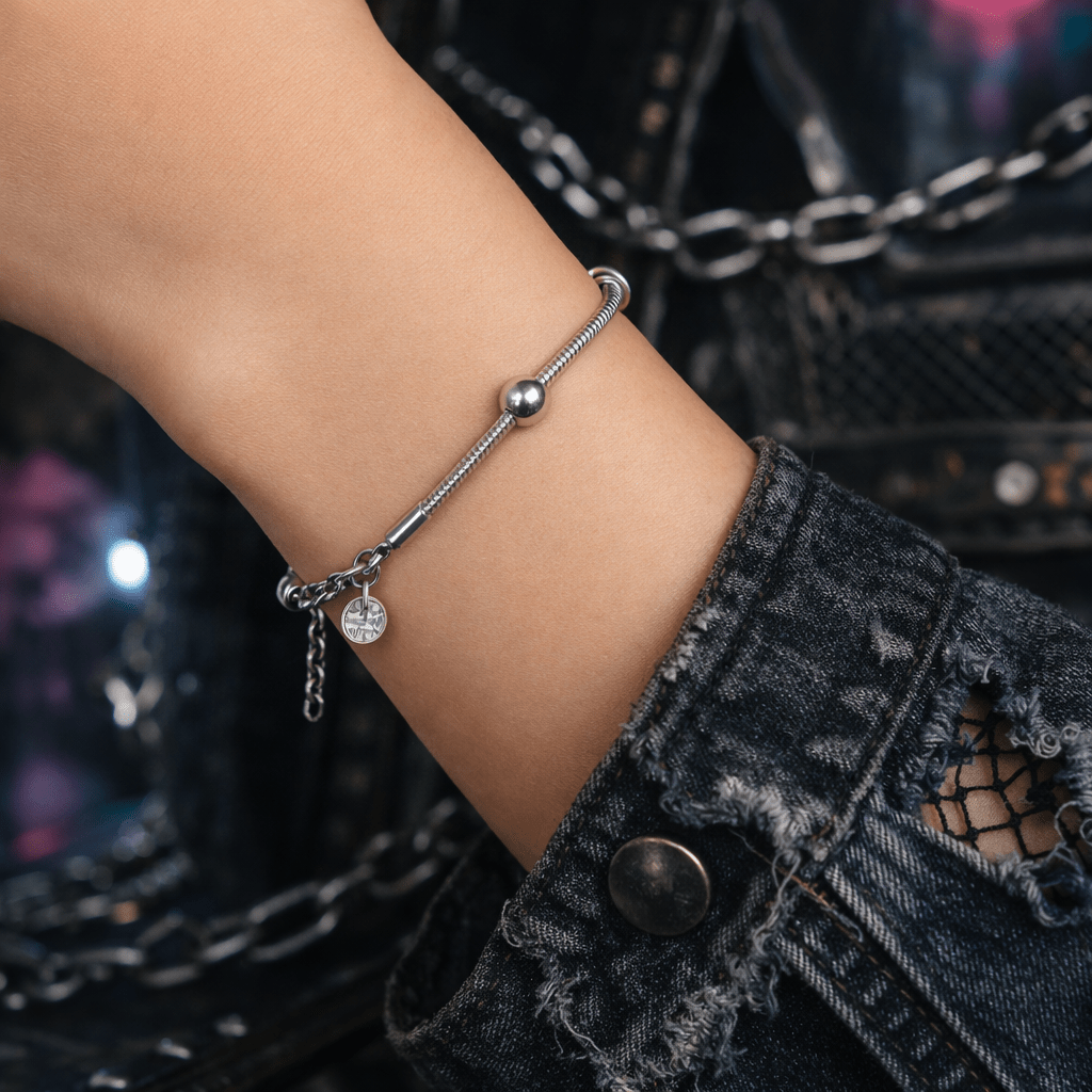 bracciale - vintage - stroili - silver - 925 - snake - chainBracciale Vintage Stroili Silver 925 | Snake Chain Elegante - GEDICO STORE