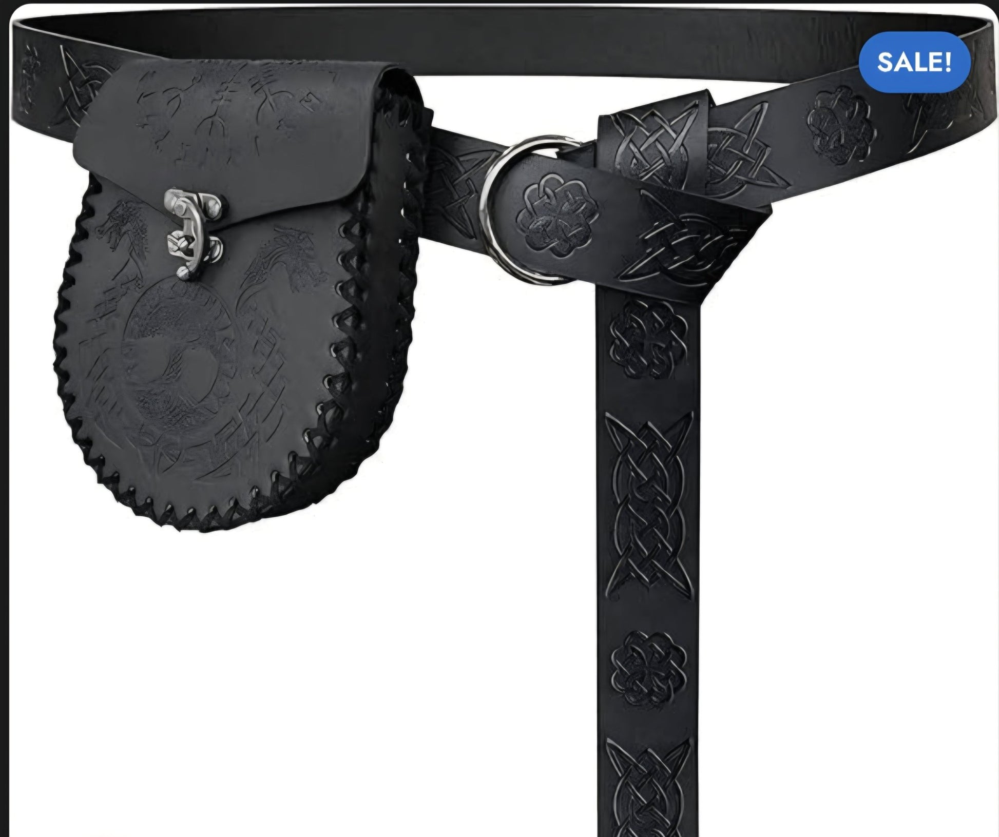 Cintura Goth Y2K con Marsupio in Ecopelle Unisex - GEDICO STORE