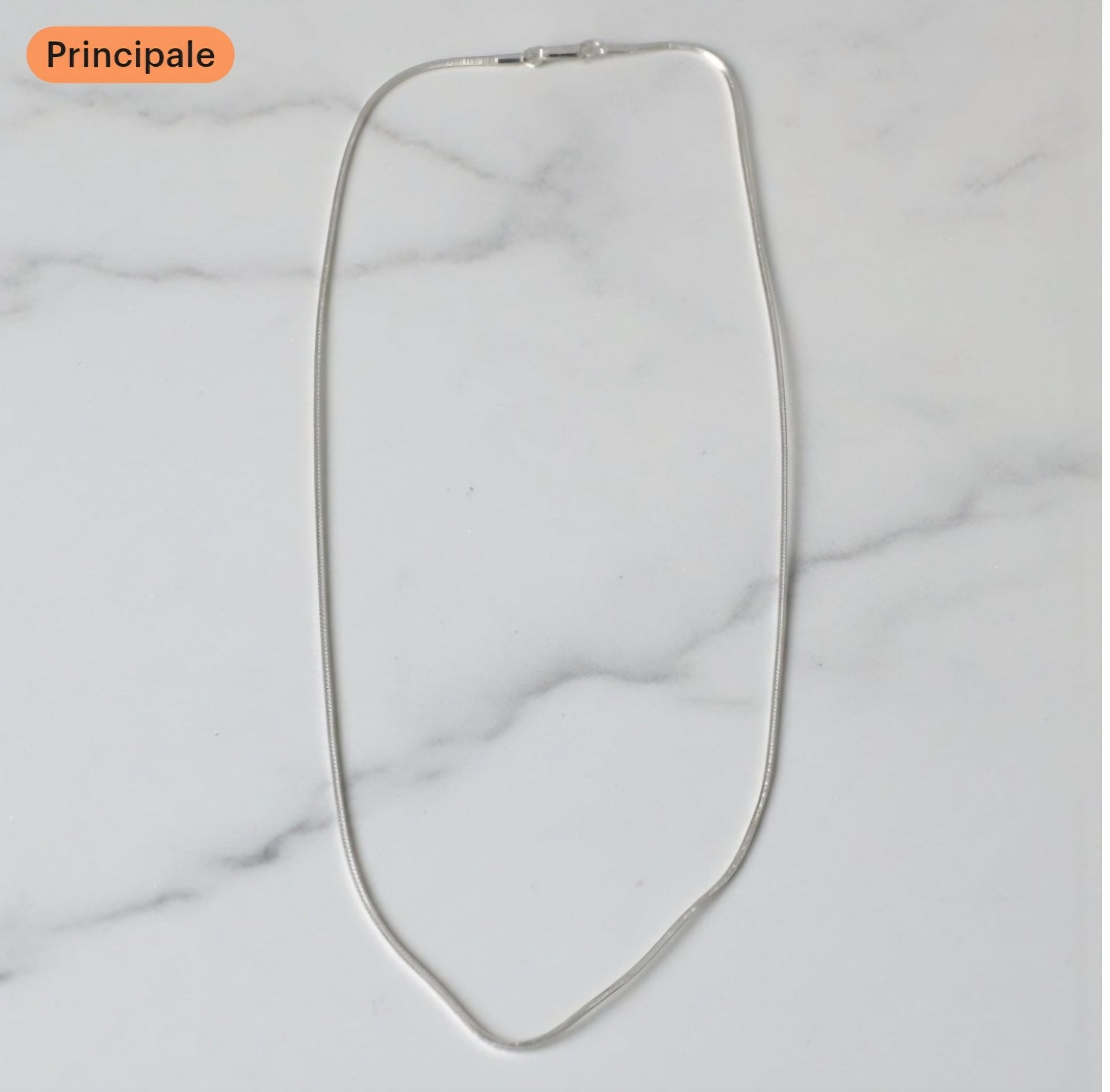 Collana Catena Argento 925 Stile Y2K | 50 cm | 4 g | Dainty Vintage 2000s - GEDICO STORE