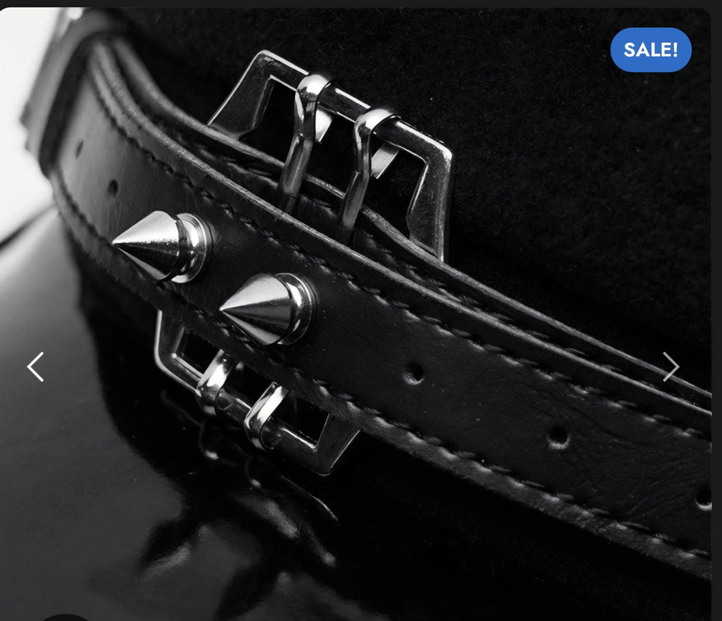 Gothic Buckle Rivet Hat – Punk Rave Military Cap - GEDICO STORE