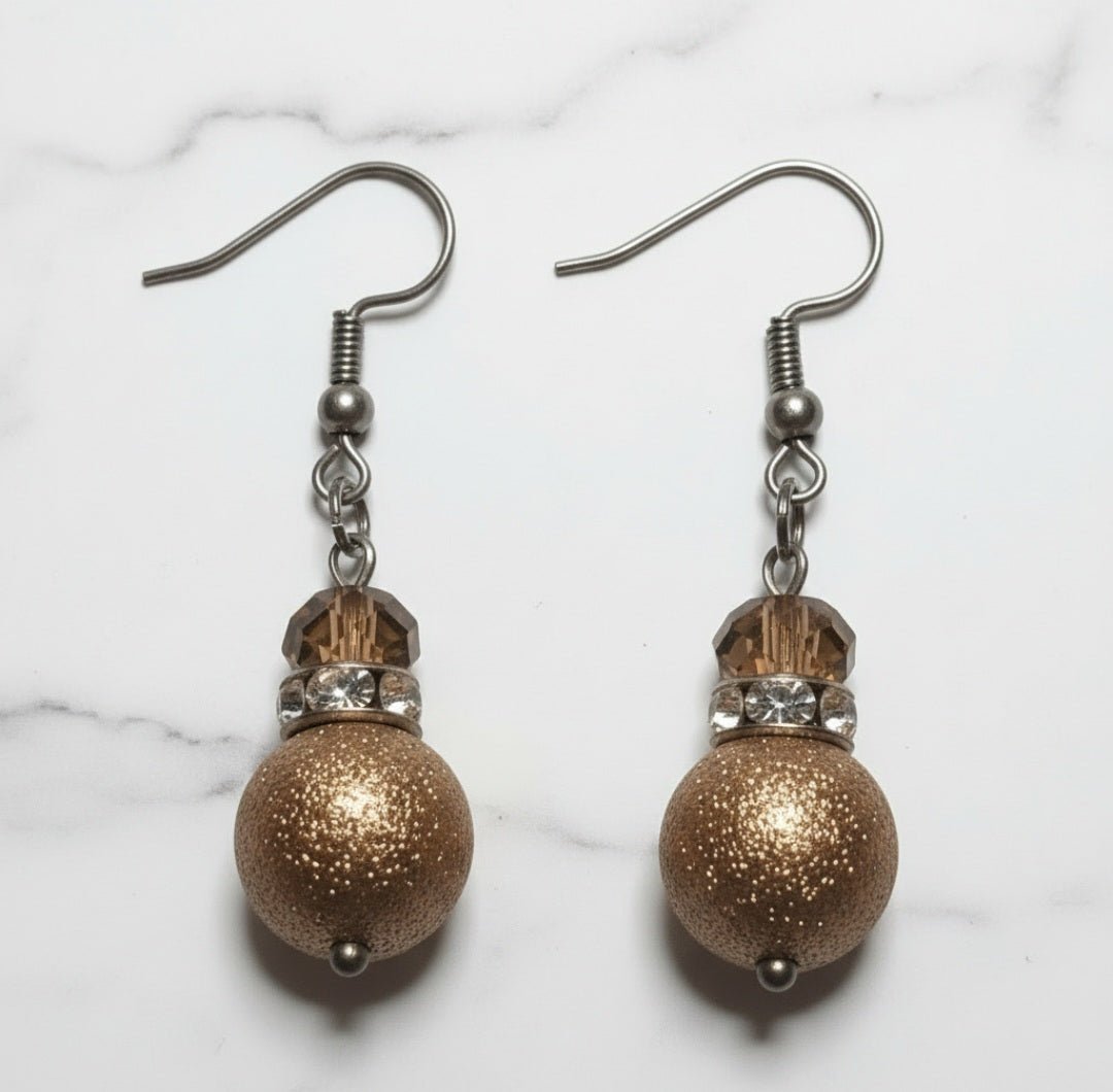 Orecchini donna sfera lucida con strass | Bijoux moderni e versatili Prezzi speciali · Ultimi pezzi - GEDICO STORE