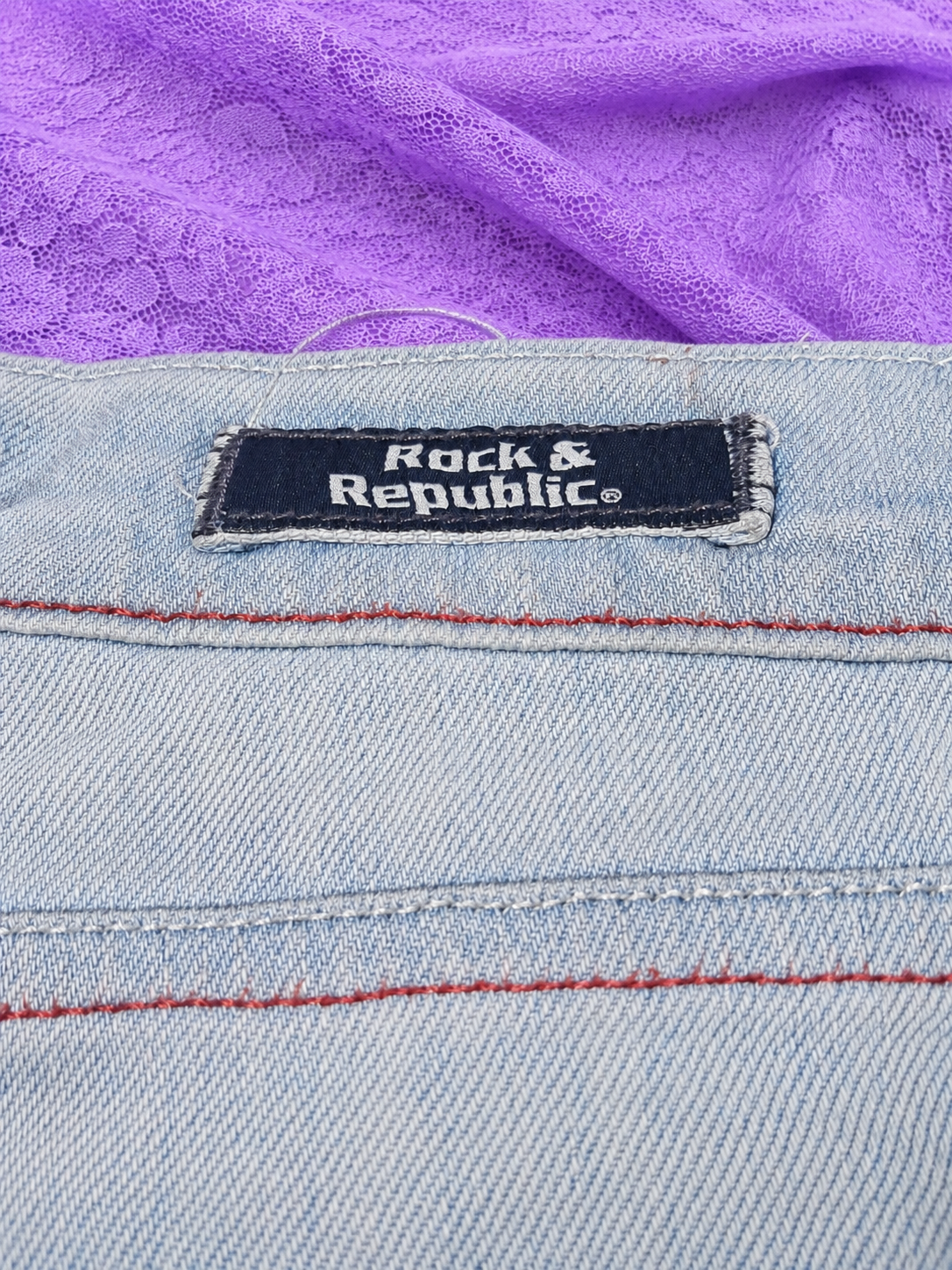 Jeans Flare Y2K Rock & Republic Azzurro Chiaro Donna | Bootcut Vintage Low Rise Anni 2000