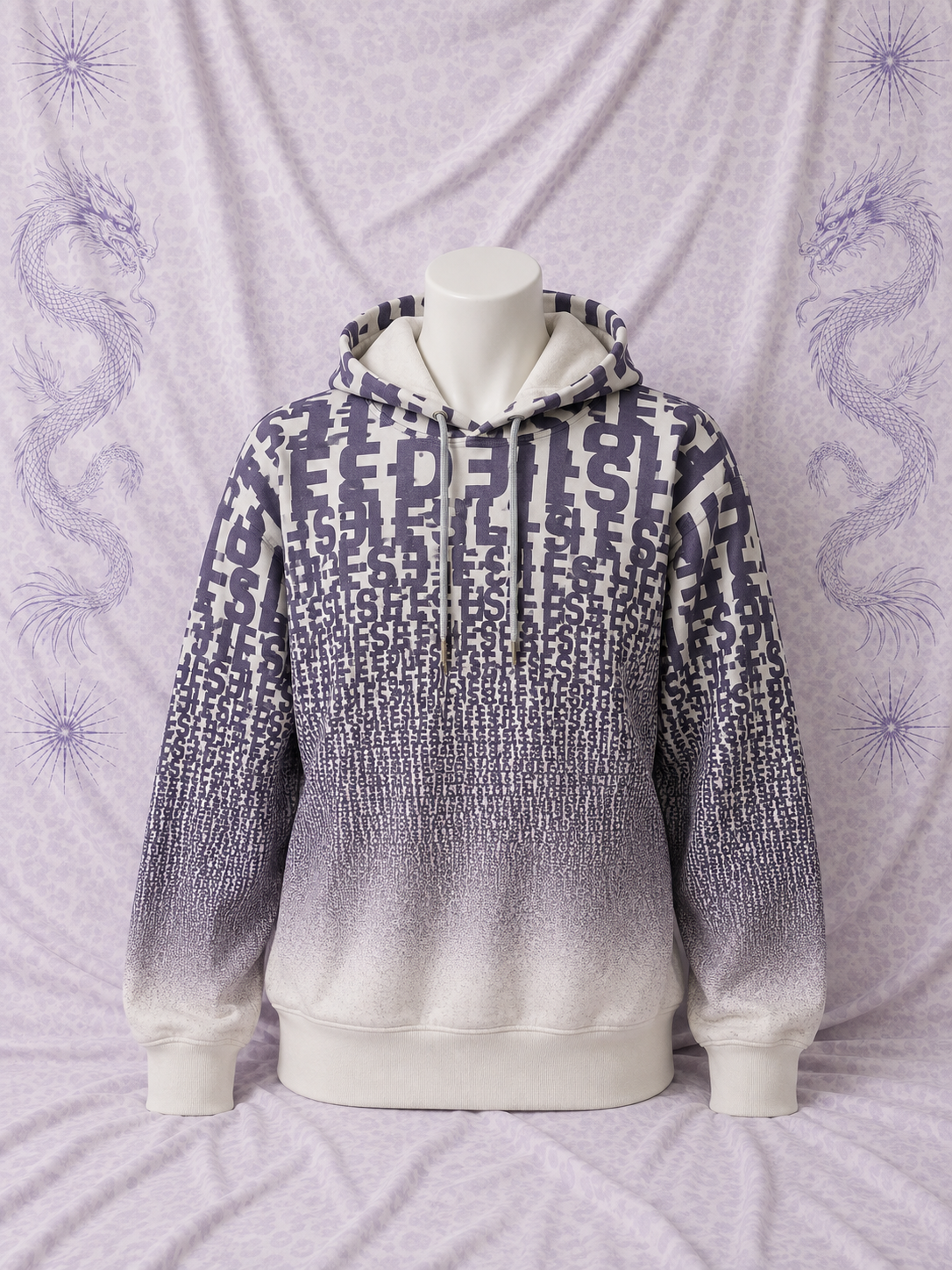 Felpa Diesel Vintage Y2K Donna con Cappuccio – Logo All Over