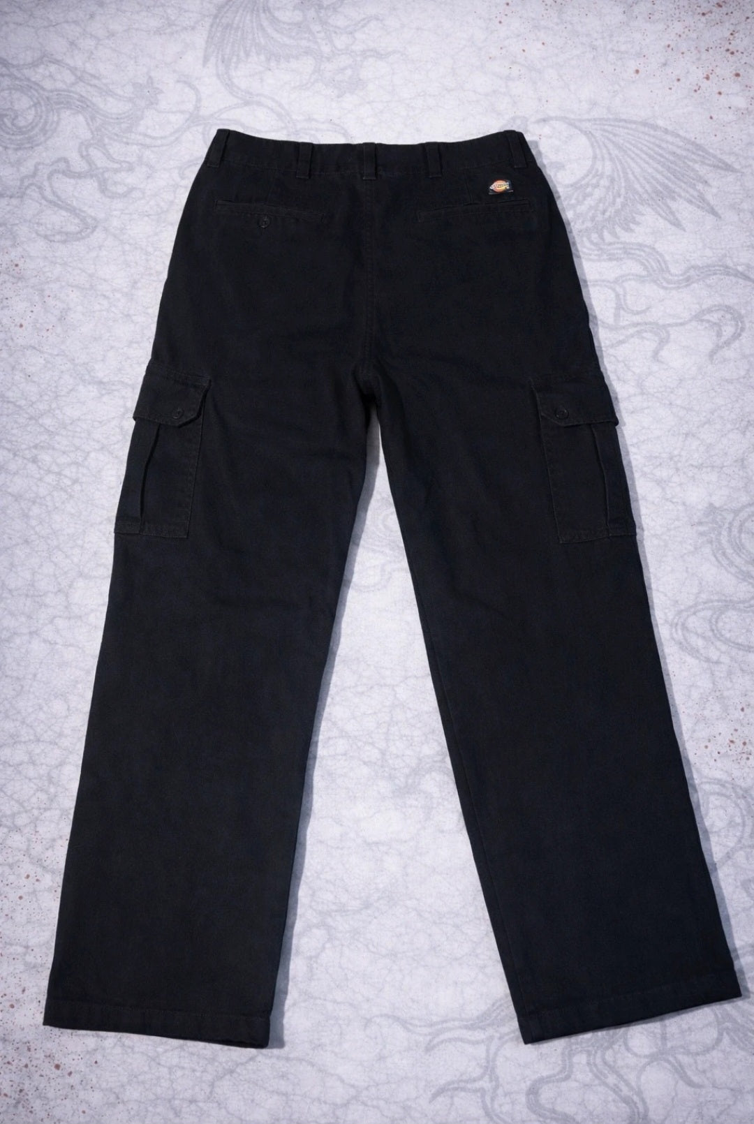 Dickies Pantaloni Cargo Neri Unisex – Workwear Streetwear Punk Grunge Utility Pants