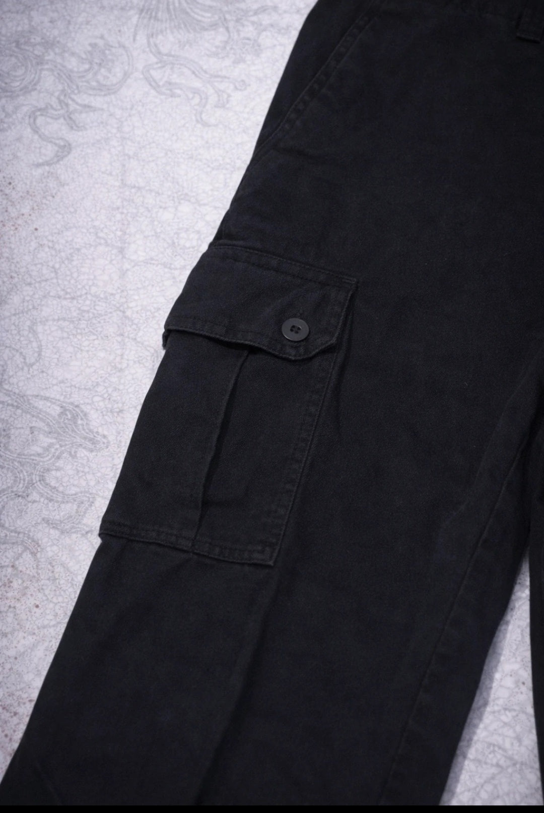 Dickies Pantaloni Cargo Neri Unisex – Workwear Streetwear Punk Grunge Utility Pants