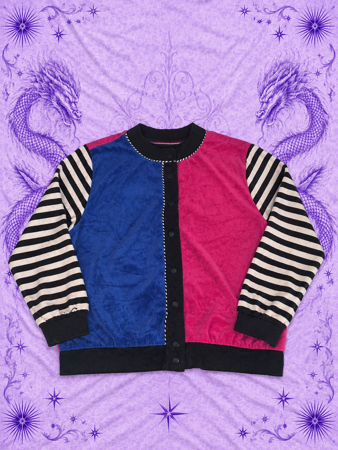 Veste en velours Just Toney by SWRL Y2K Color Block