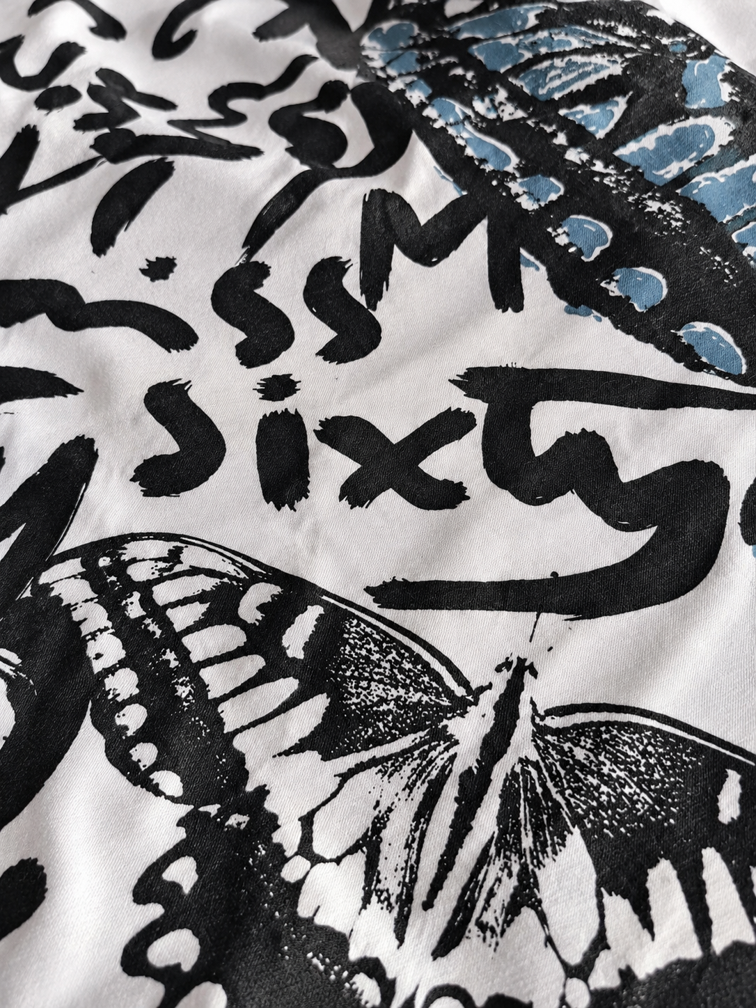 Miss Sixty Collection Butterfly Graphic Top – Size S