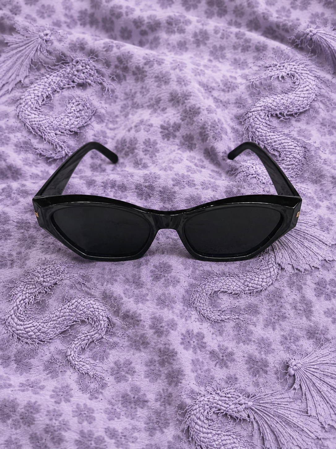 Occhiali da Sole Solo Solis Cat Eye Neri UV400 – Stile Y2K Streetwear