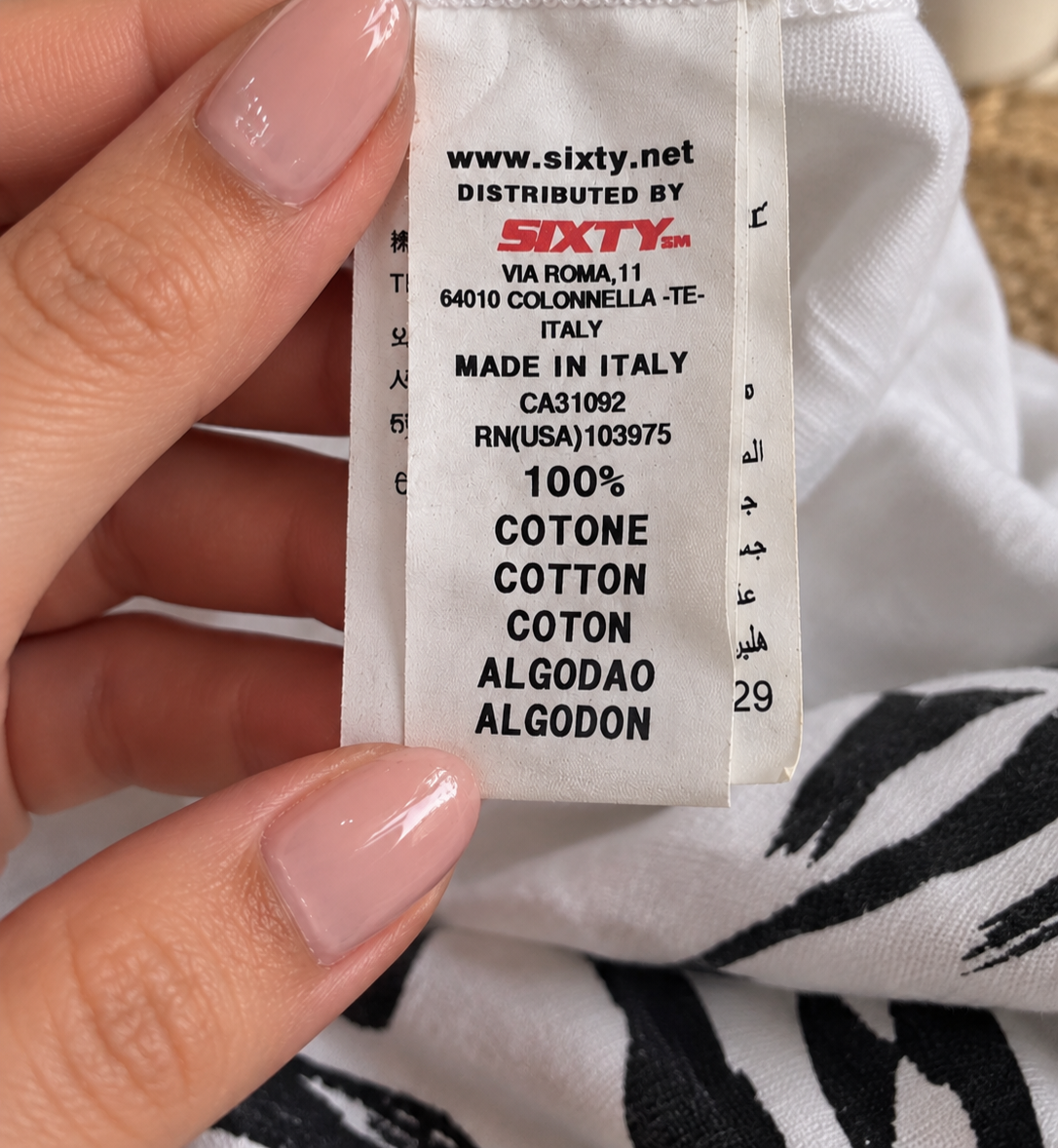 Miss Sixty Collection Butterfly Graphic Top – Size S