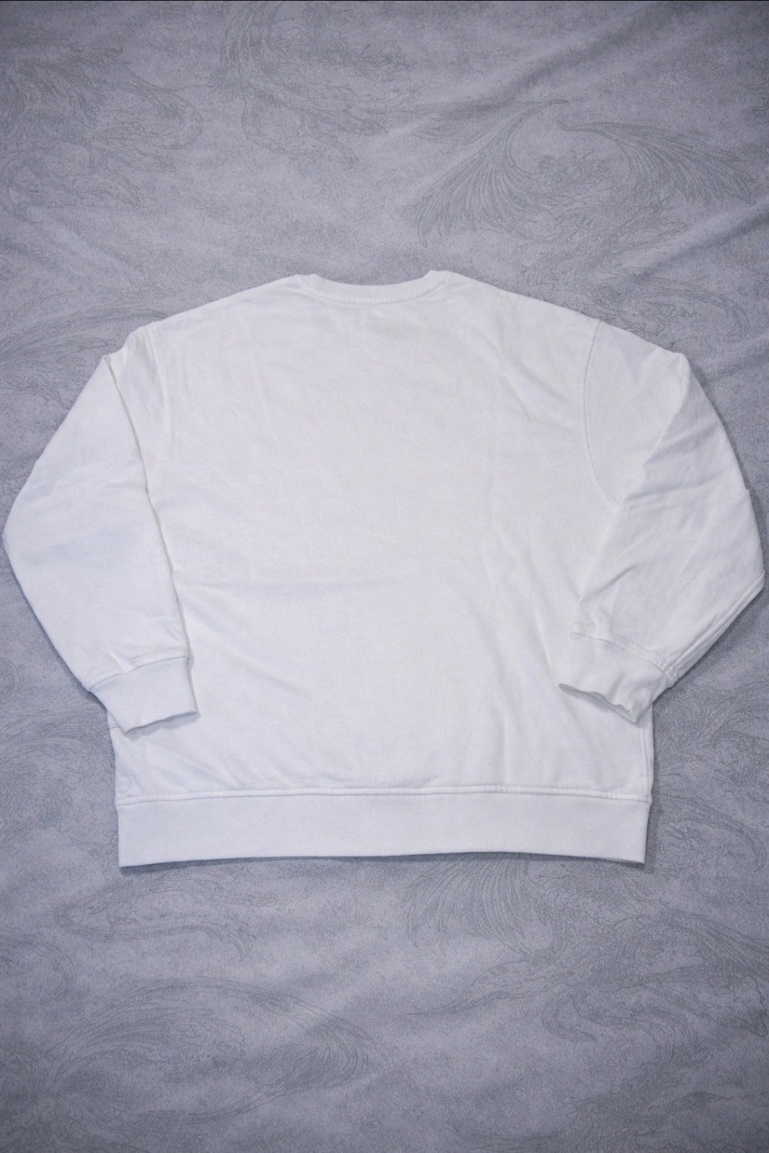 Levi's White Logo Sweatshirt Unisex Size L Crewneck Streetwear Pullover
