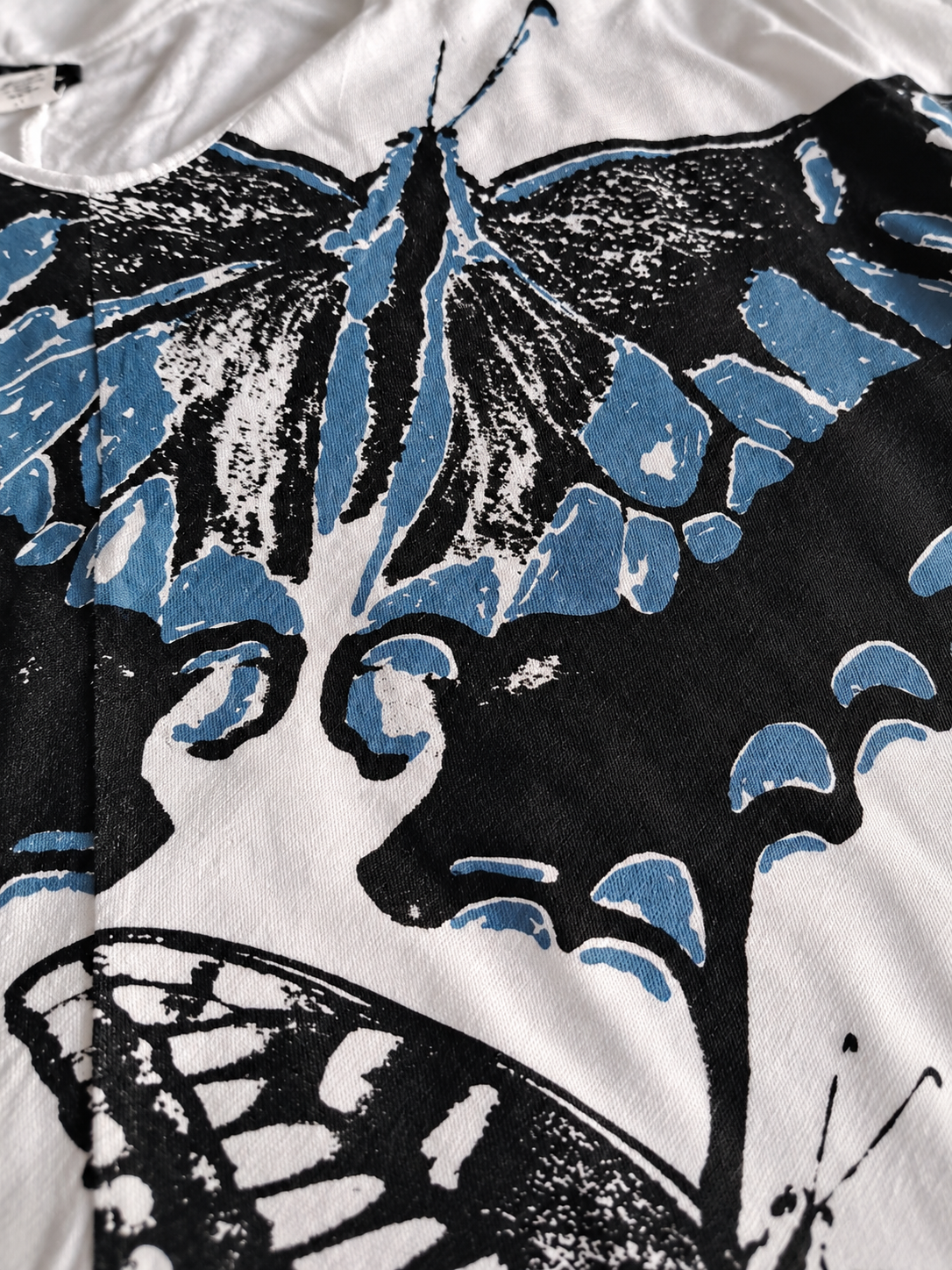 Miss Sixty Collection Butterfly Graphic Top – Size S