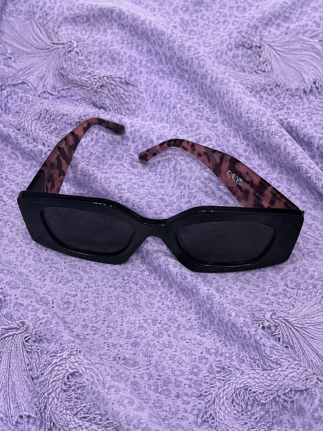 Occhiali Y2K Black & Leopard ✦ Streetwear Sunglasses