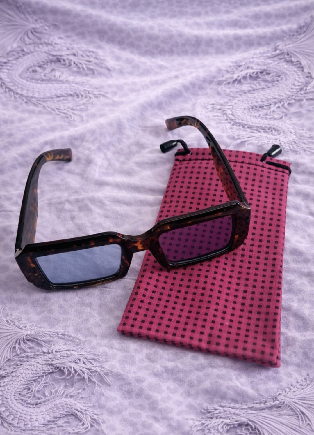 Occhiali da Sole Rettangolari Tartarugati Y2K UV400 Unisex | Gedico Store