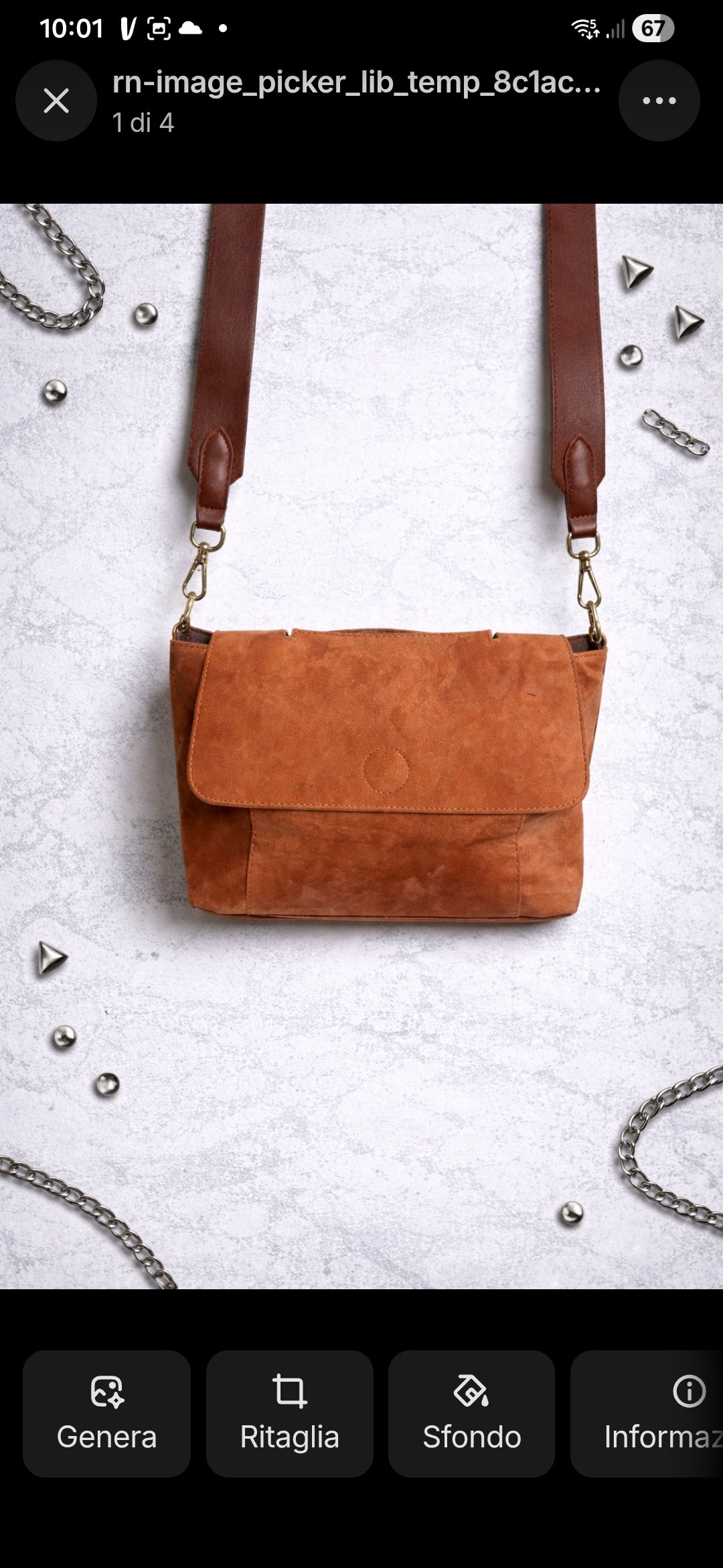 Borsa Tracolla Marrone Suede Vintage – Indie Boho Streetwear