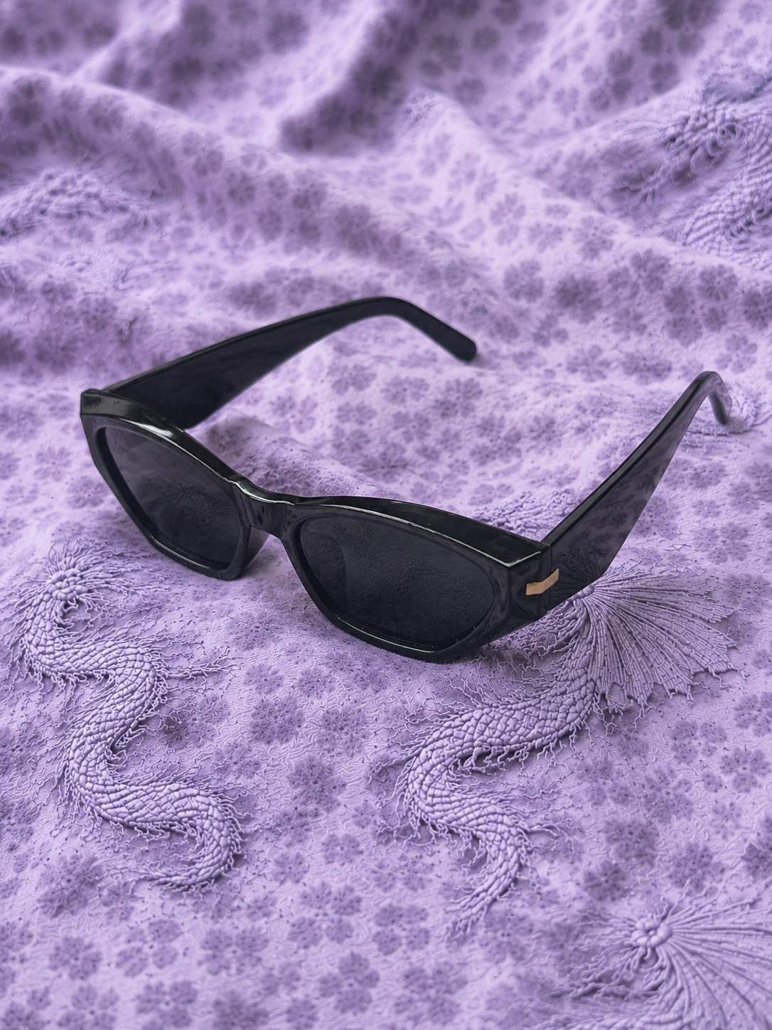 Occhiali da Sole Solo Solis Cat Eye Neri UV400 – Stile Y2K Streetwear