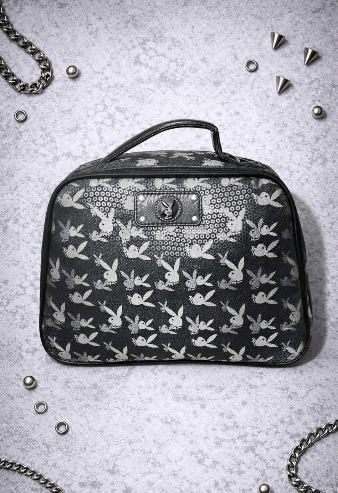 Borsa Playboy Vintage Y2K con Monogramma Logo Coniglietto – Mini Bag Anni 2000 Iconica