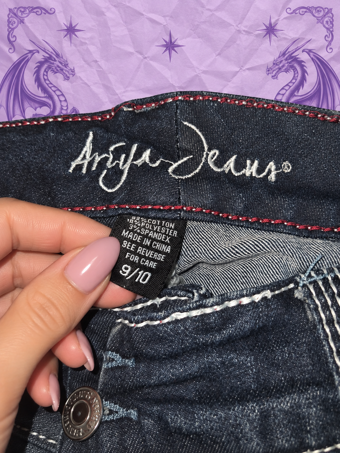 Jeans Araya Y2K de tiro bajo estilo flare para mujer