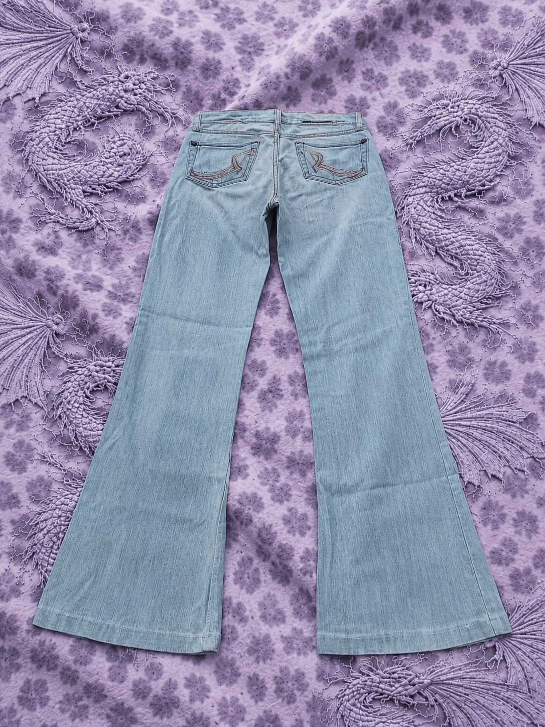Jeans Donna a Zampa Chiari Rock & Republic Stile Y2K Flare