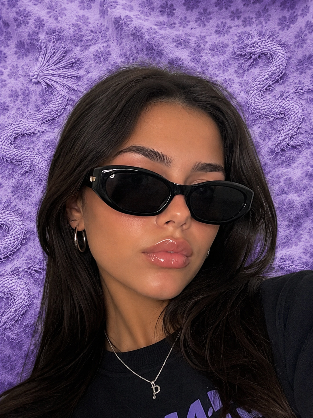 Occhiali da Sole Solo Solis Cat Eye Neri UV400 – Stile Y2K Streetwear