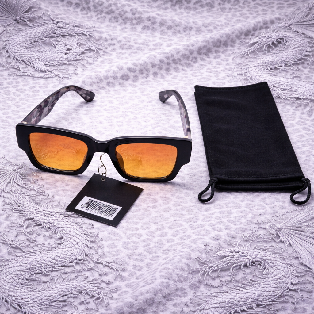 Occhiali da Sole Donna Y2K Neri Lenti Marroni Streetwear Trend 2026