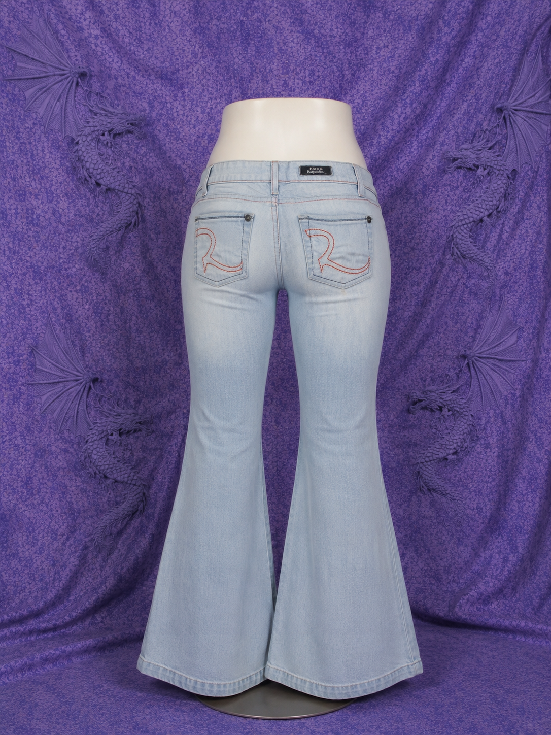 Jeans Donna a Zampa Chiari Rock & Republic Stile Y2K Flare
