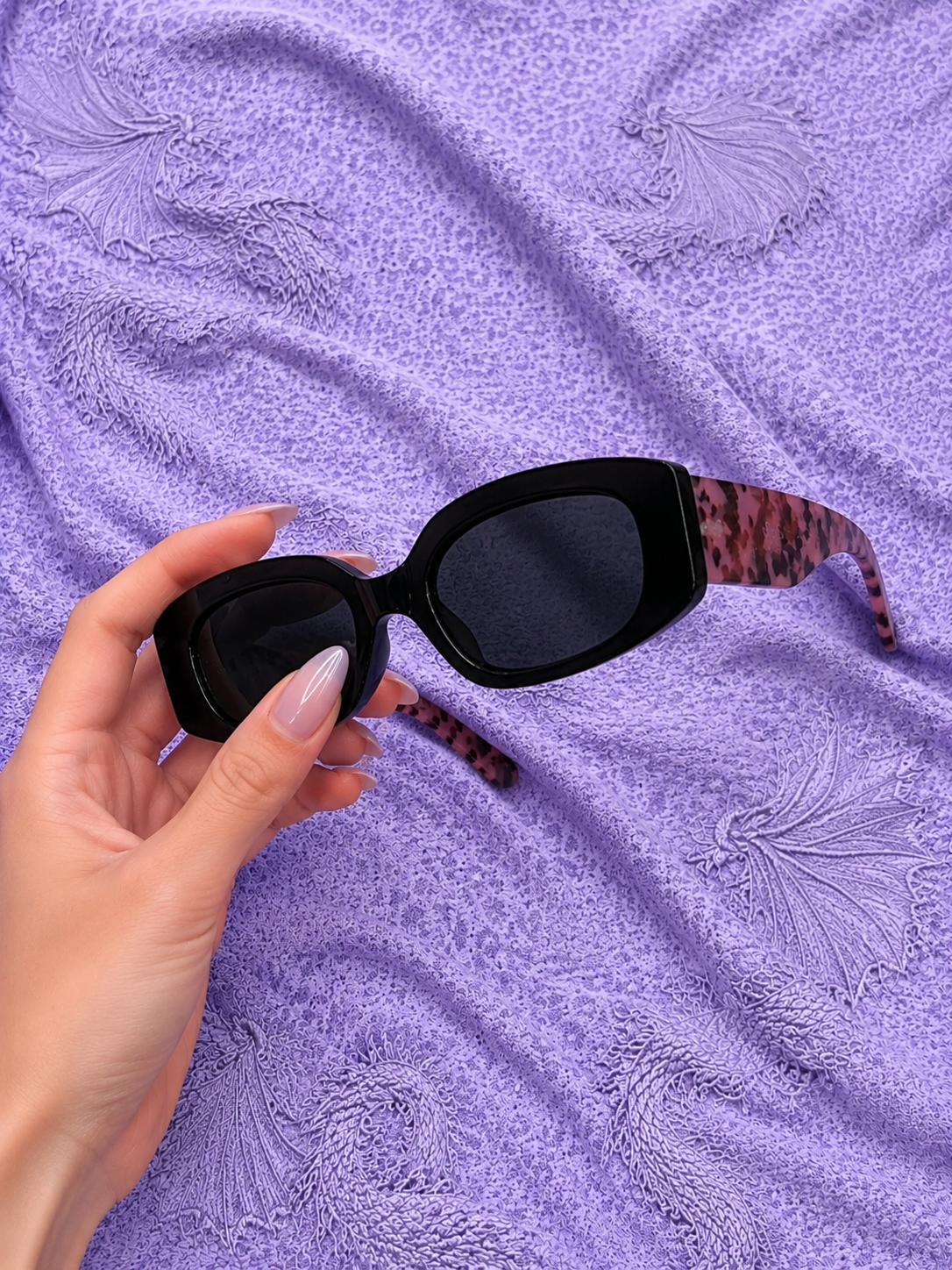 Occhiali Y2K Black & Leopard ✦ Streetwear Sunglasses