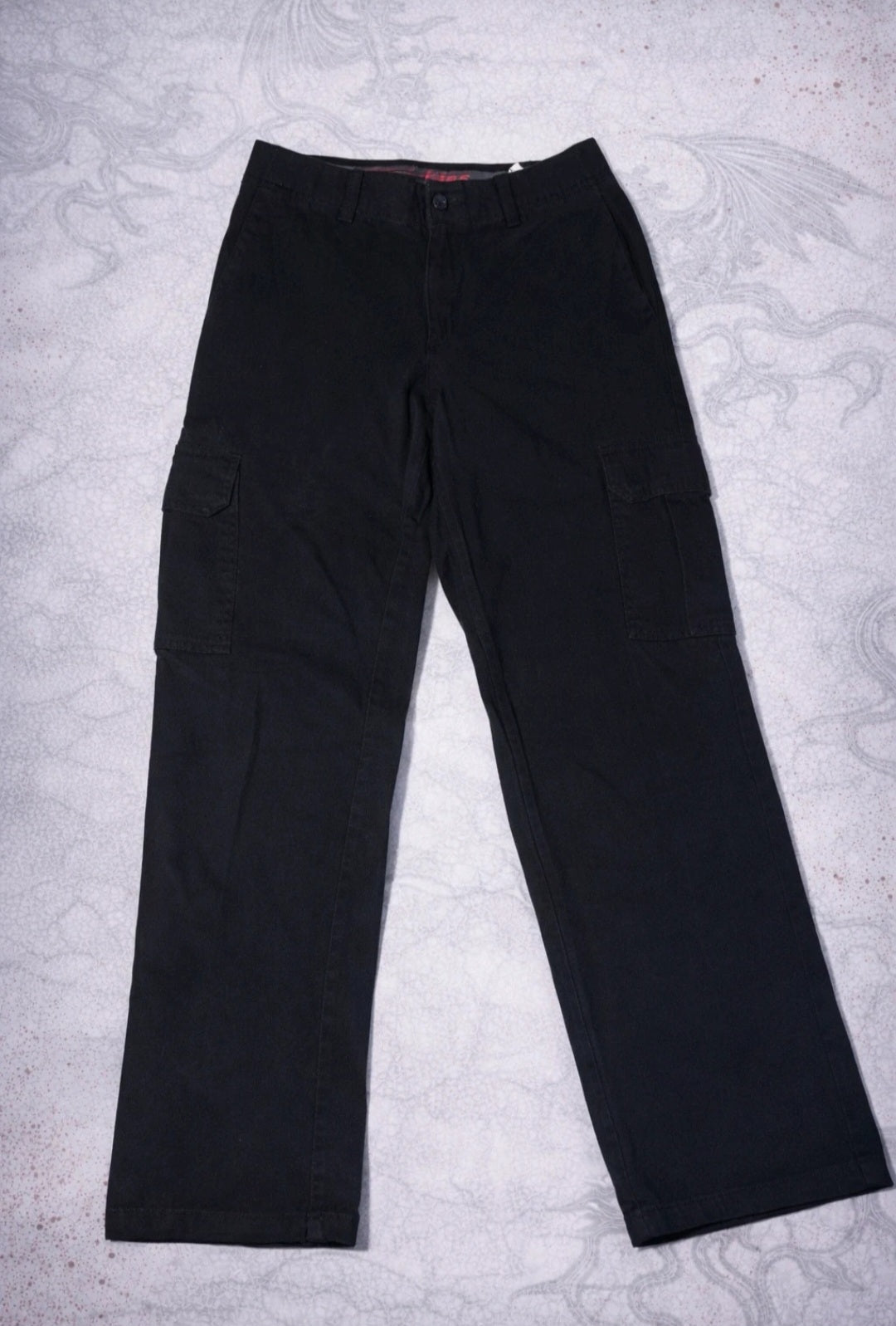 Dickies Pantaloni Cargo Neri Unisex – Workwear Streetwear Punk Grunge Utility Pants
