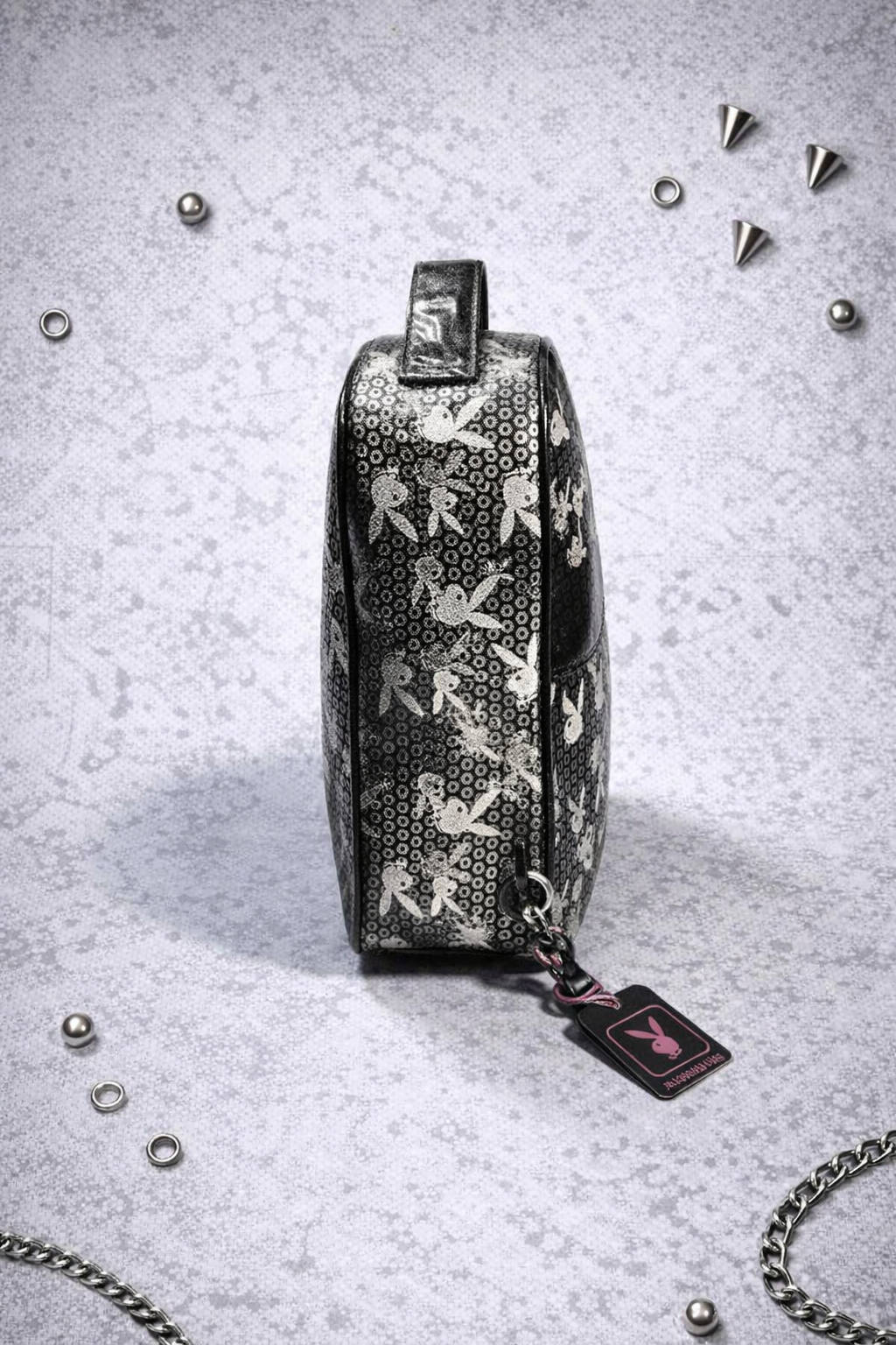 Borsa a Mano Playboy Vintage Y2K – Monogramma Iconico