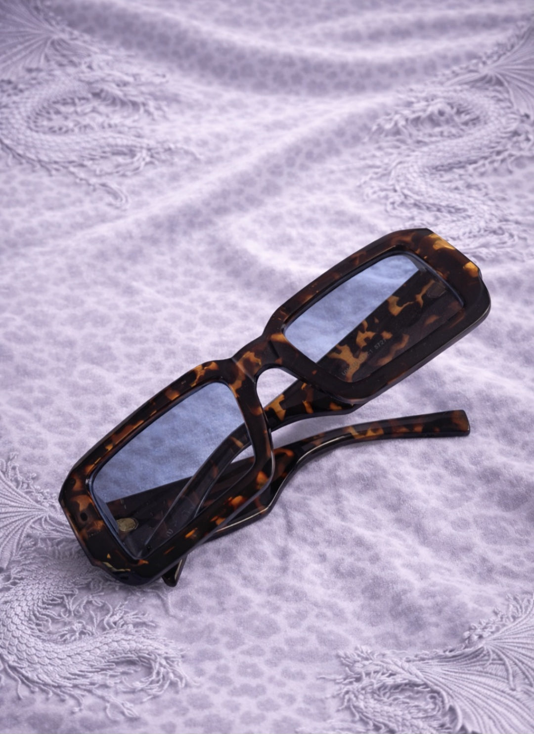 Occhiali da Sole Rettangolari Tartarugati Y2K UV400 Unisex | Gedico Store