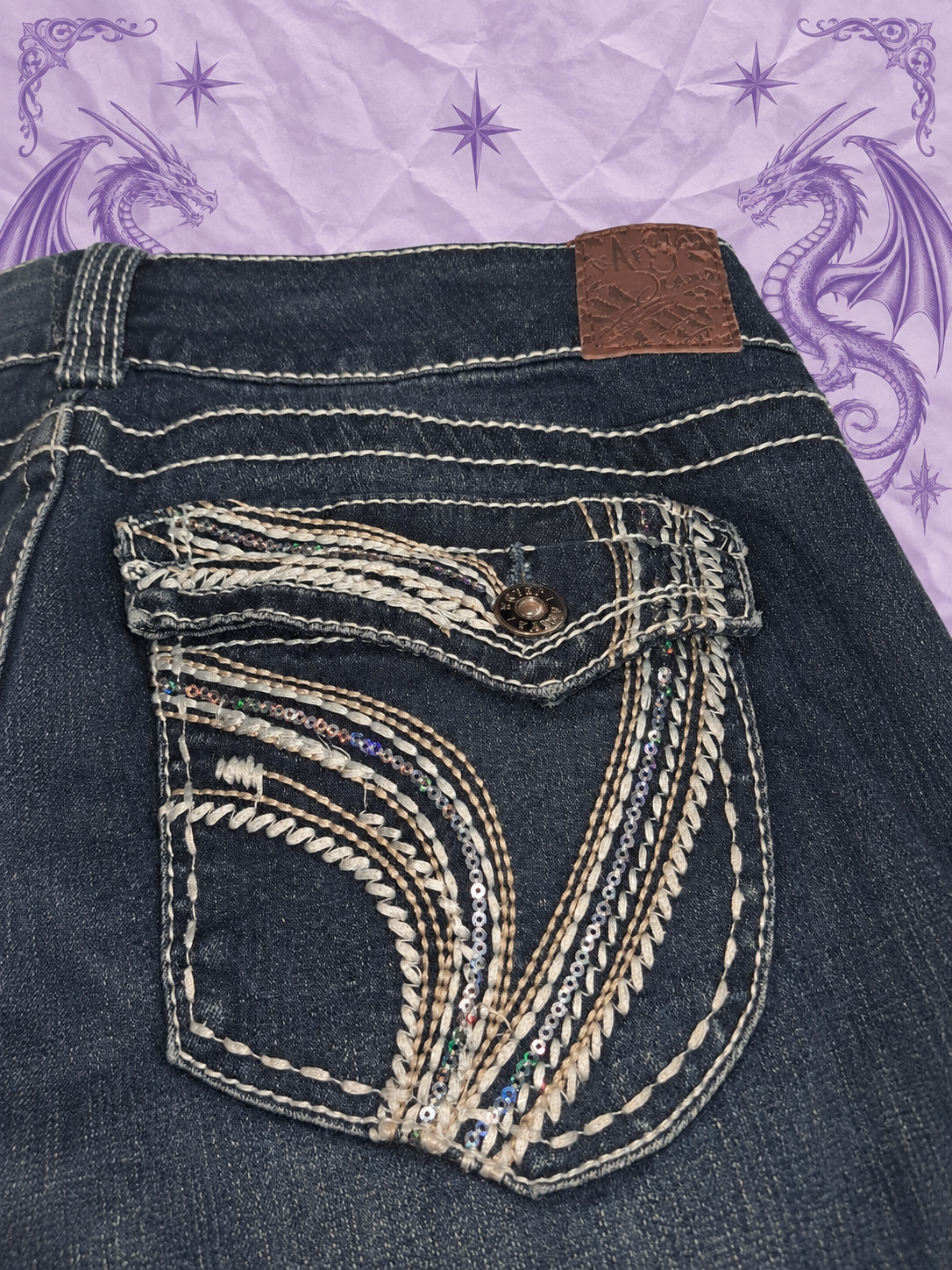 Jeans Araya Y2K de tiro bajo estilo flare para mujer