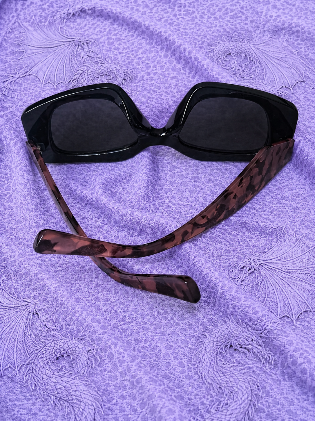 Occhiali Y2K Black & Leopard ✦ Streetwear Sunglasses