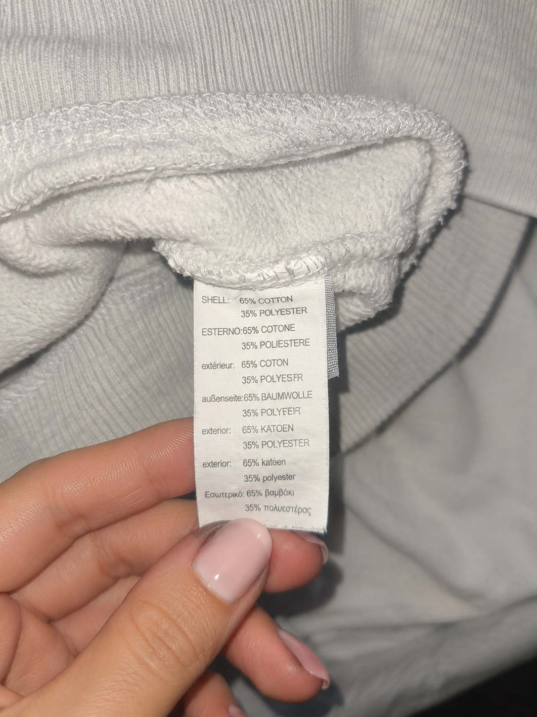 Felpa Von Dutch Donna Grigia con Cappuccio e Logo – Taglia S