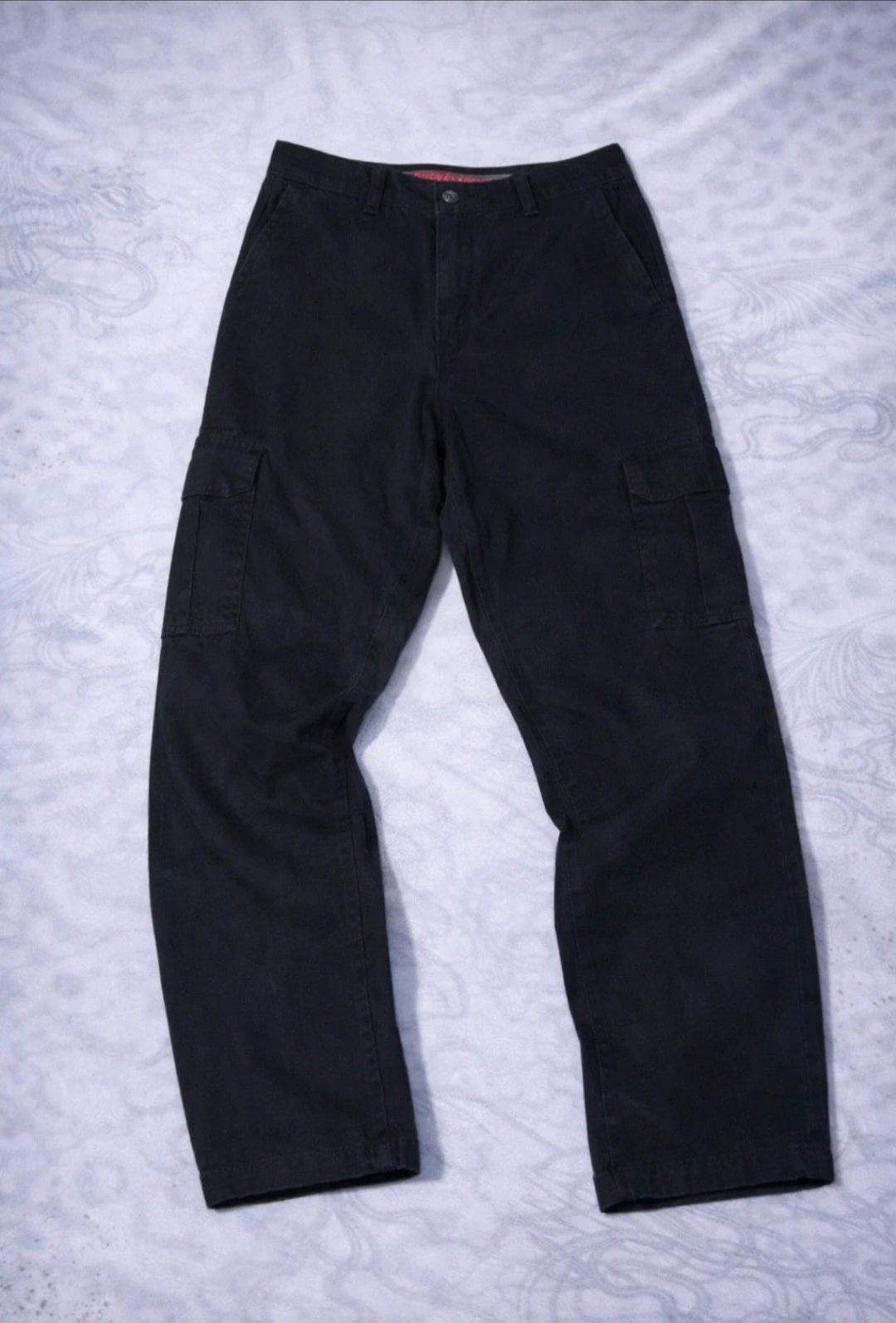 Dickies Pantaloni Cargo Neri Unisex – Workwear Streetwear Punk Grunge Utility Pants