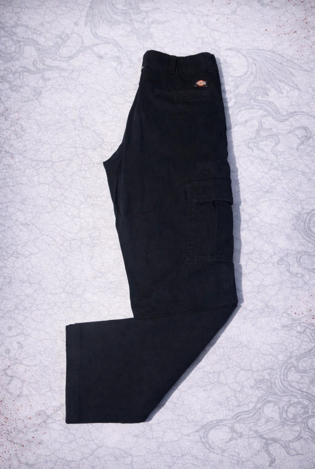 Dickies Pantaloni Cargo Neri Unisex – Workwear Streetwear Punk Grunge Utility Pants