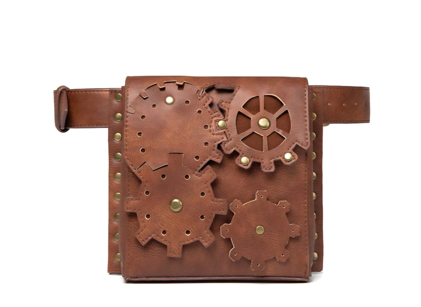 Unisex Steampunk Gear Waist Bag – Industrial Punk Utility Belt - GEDICO STORE